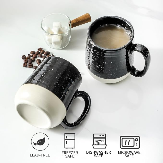 Hasense Coffee Mugs Ceramic, 15 oz Large Coffee Cups - Image 6