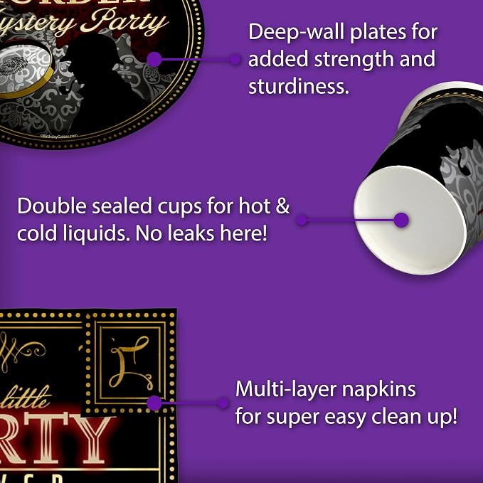 Murder Mystery Themed Party Supplies - Image 5