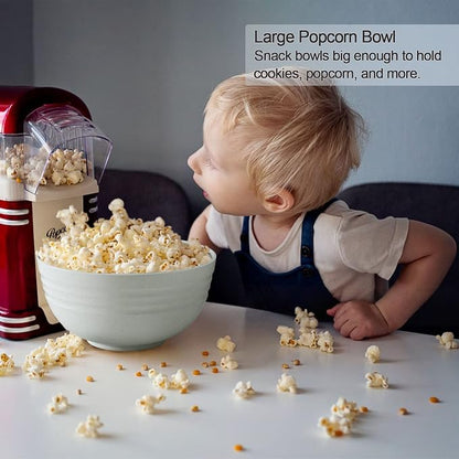 【Non Ceramic】 68 Oz Salad Bowls, Large Serving Bowls 6 Pcs Unbreakable Ramen - Image 2