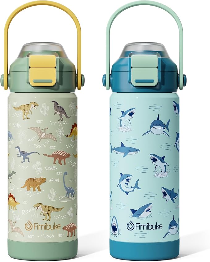 Fimibuke 18oz Kids Insulated Water Bottle by Fimibuke