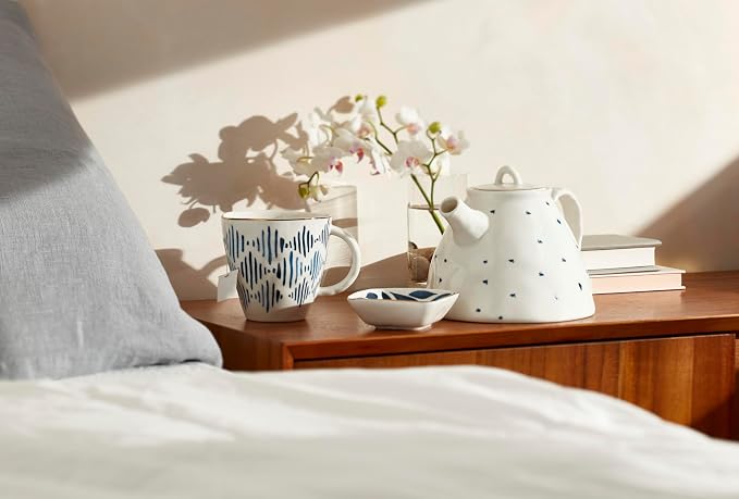 Lenox Blue Bay 4-Piece Dessert Mug Set, 2.75 LB | Dishwasher safe, microwave - Image 4