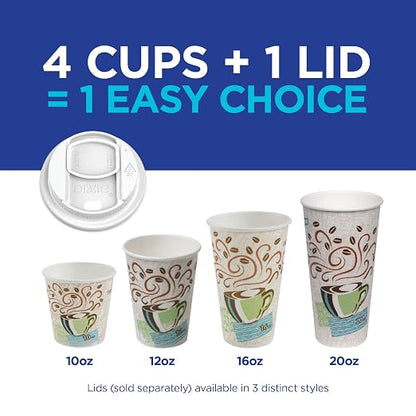 Georgia-Pacific Dixie PerfecTouch 16 oz Paper Coffee Cups By GP PRO, Coffee - Image 9