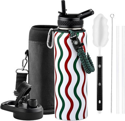 RAYMYLO Insulated Water Bottle 40 oz, Triple Wall Vacuum Stainless Steel | by RAYMYLO