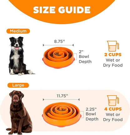 Outward Hound Fun Feeder Slo Bowl – Large 4‑Cup Capacity, Slow Feeding - Image 5