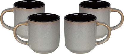 Euro-Nordic Stoneware 20pc Dinnerware Set, Reactive Glaze - Image 7