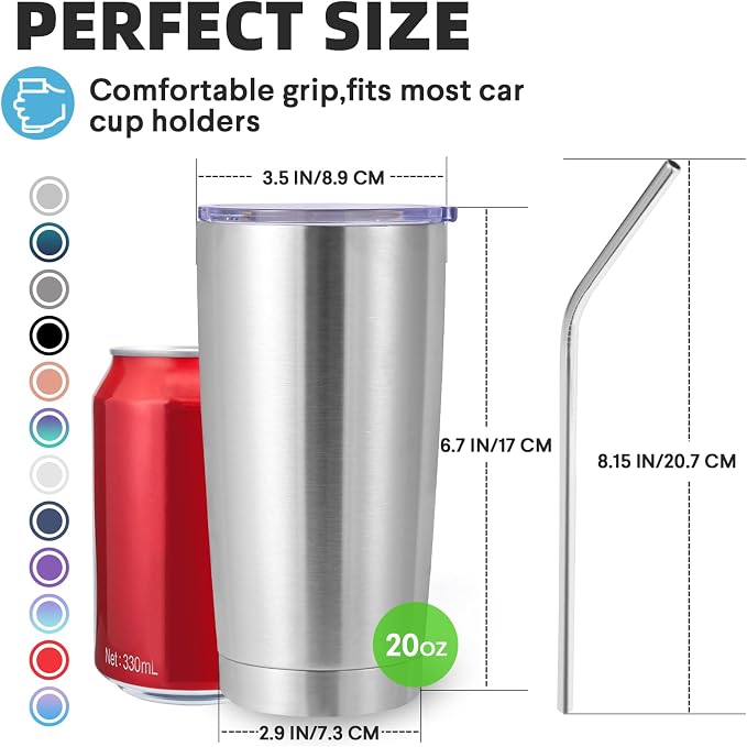 Volhoply 20oz Stainless Steel Tumbler - Image 2