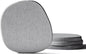 Diatomaceous Earth Coasters Set of 4 for Drinks, Moisture Water Absorbent Stone Coasters for Table Desk at Work, Water Absorbing Instant Drying Diatomite, Modern Light Grey