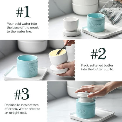 DOWAN Butter Crock, French Butter Dish - Image 3