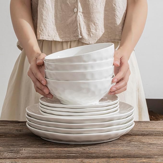HOMBENE Ceramic Serving Bowls, 6.3 Inch, Oven & Microwave Safe, 25.7 oz Capacity - Image 6