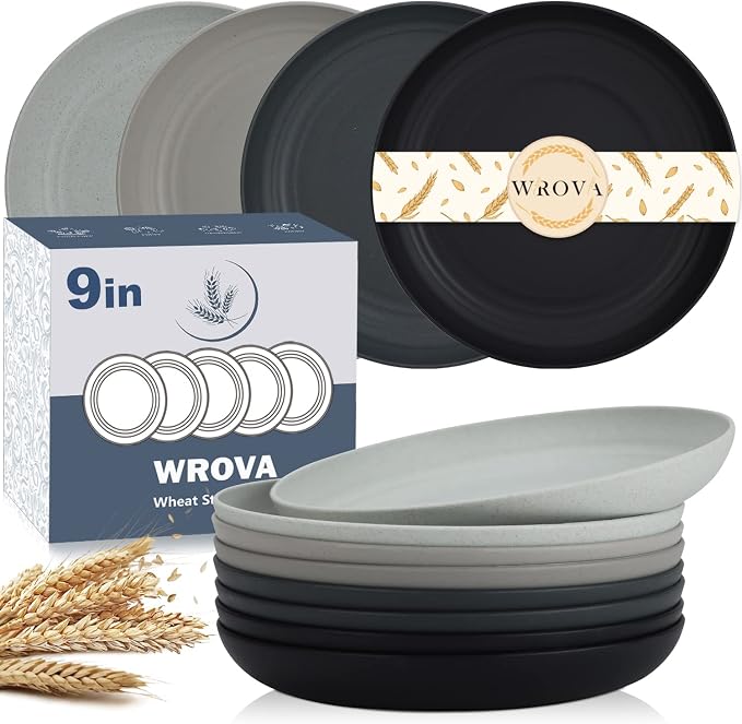 Wheat Straw Dinner Plates by WROVA