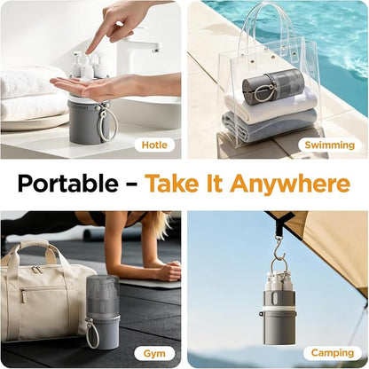 4 in 1 Travel Dispenser Bottle, Travel Toiletry Bottles - Image 5