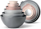 COOK WITH COLOR Mixing Bowls with TPR Lids by CookwithColor