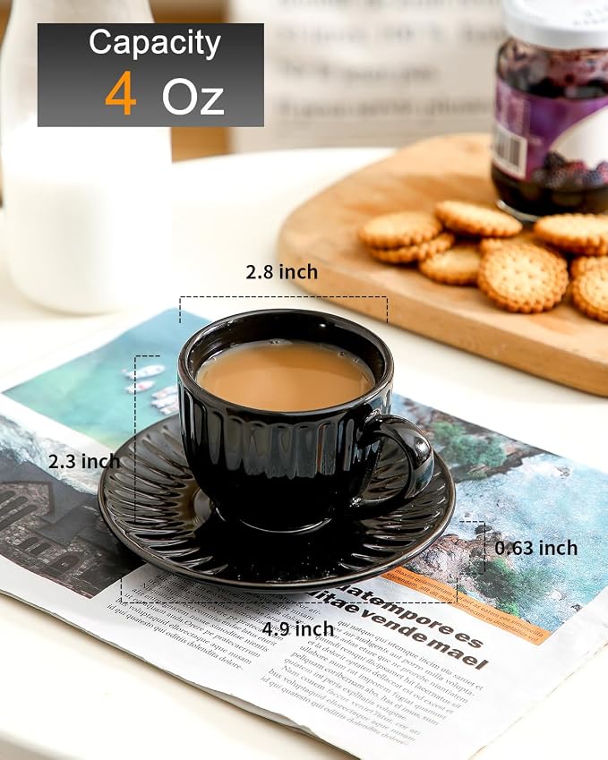 Hasense 4 Oz Espresso Cups - Image 3