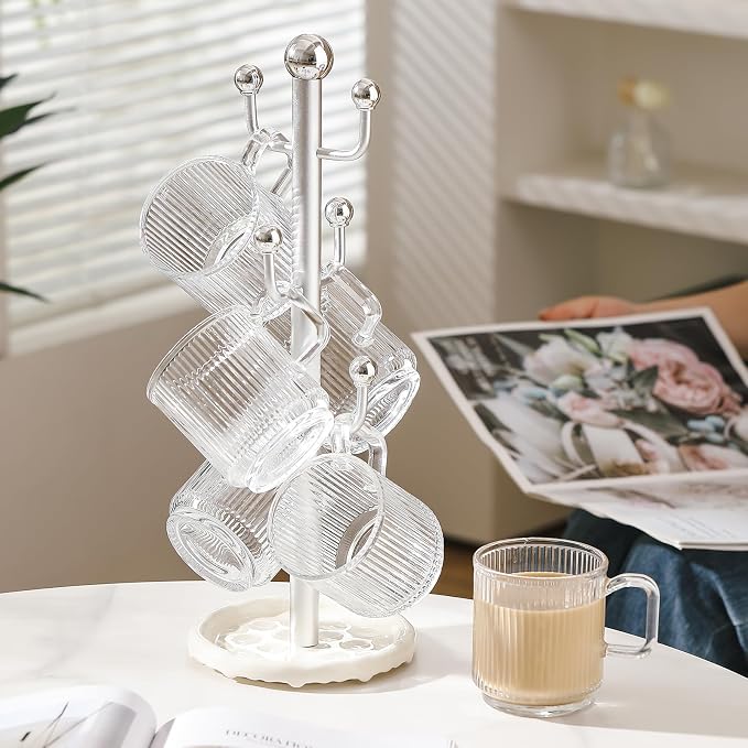 6 High-End Glass Coffee Mugs - Image 3
