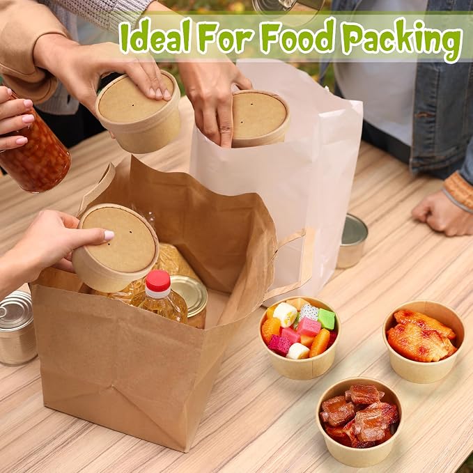 Fulmoon 100 Pack Paper Soup Containers - Image 5