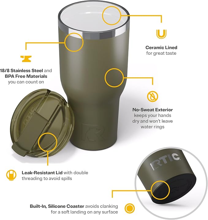 RTIC 40oz Essential Tumbler - Image 3