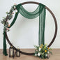Efavormart 20ft Hunter Emerald Green Gauze Cheesecloth Wedding Arch Drapery by efavormart