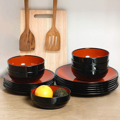 TP 18-Piece Melamine Dinnerware Sets, Service - Image 5