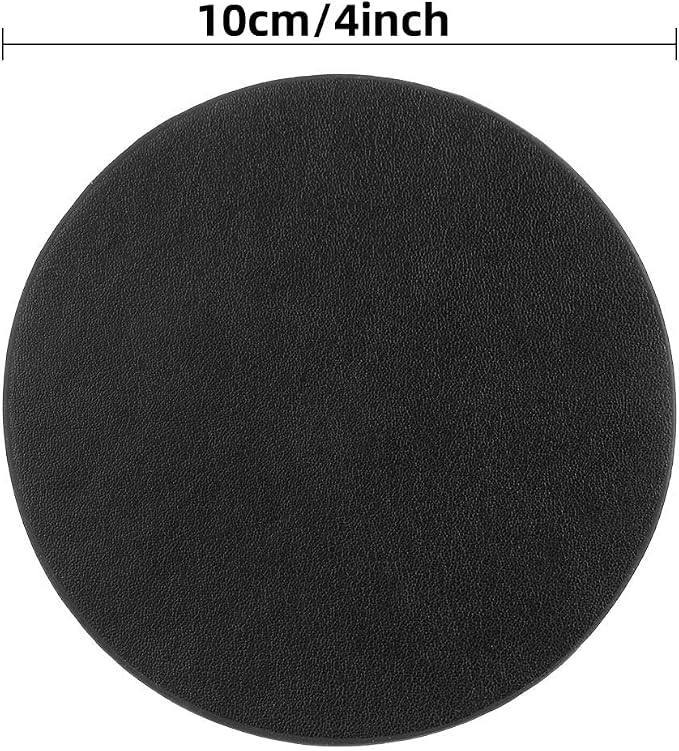 6 Packs PU Leather Coasters for Drinks - Image 2