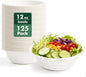 Paper Bowls 12 oz, Disposable Compostable Soup Bowls, Heavy Duty Biodegradable by CELLURA