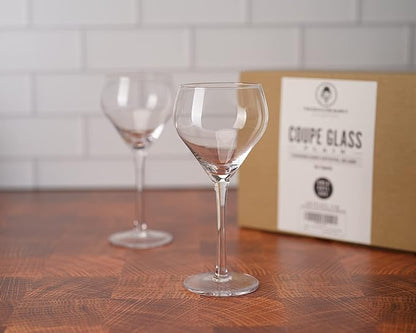 Amehla x The Educated Barfly Collection Coupe Glass Handblown Teardrop Nick and - Image 3