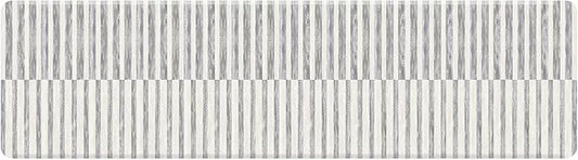 House of Noa Nama Standing Mat – Anti-Fatigue Cushioned Kitchen Mats for Floor | Ergonomic Bounce-Back Foam Kitchen Mats | Anti-Fatigue Mats for Kitchen & Standing | Reese Pewter | 30" x 108"