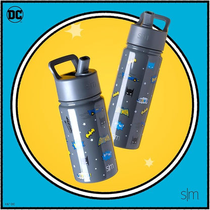 Simple Modern Batman Kids Water Bottle & Toddler Cup | 14oz | Insulated - Image 2