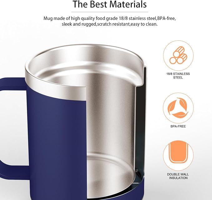 Self Heating Coffee Mug, USB Heated Coffee Mug Warmer Set - Image 2