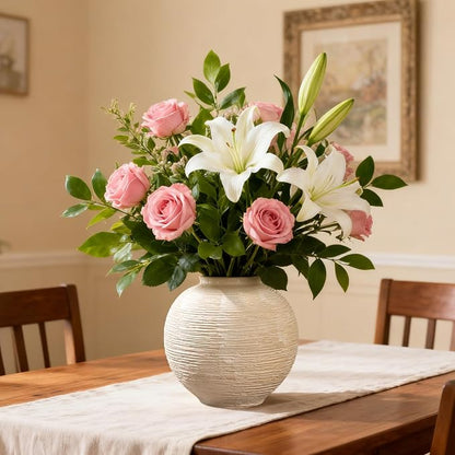 Rustic Ceramic Vintage Farmhouse Vase - Image 8