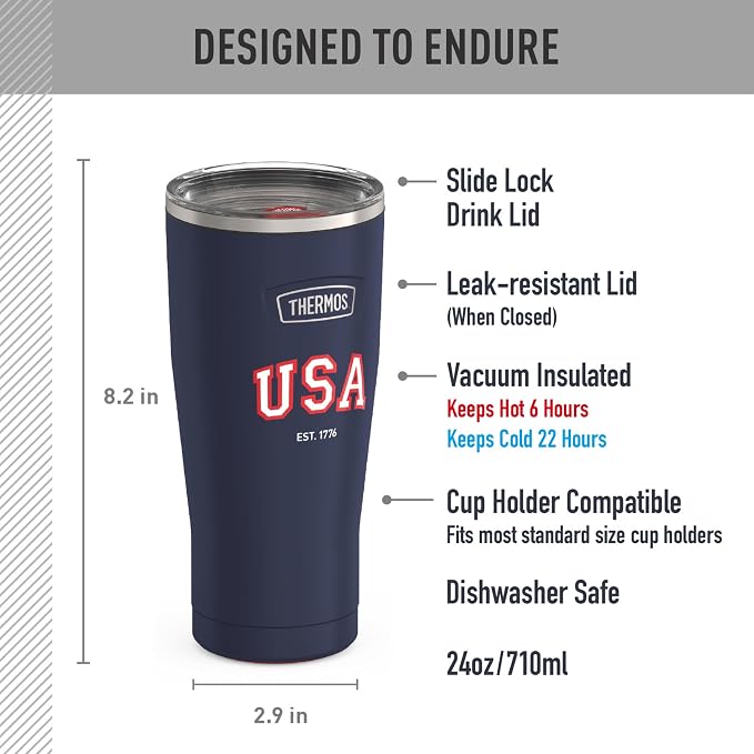 THERMOS Icon Series 24oz Stainless Steel Tumbler - Image 2