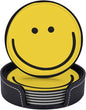 Smiley Face Coasters Set 6 Happy Face Coaster | by Yomko