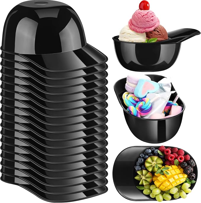 Ice Cream Dessert Baseball Cap Bowls Baseball Helmet Snack Bowl 8 oz Mini Party by Baderke