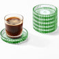 Coasters Set of 6 for Drinks, 3.8 Inch Large Coasters for Coffee Table by Unknown