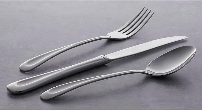 Oneida Satin Sand Dune Everyday Flatware Dinner Spoons, 18/0 Stainless Steel - Image 5