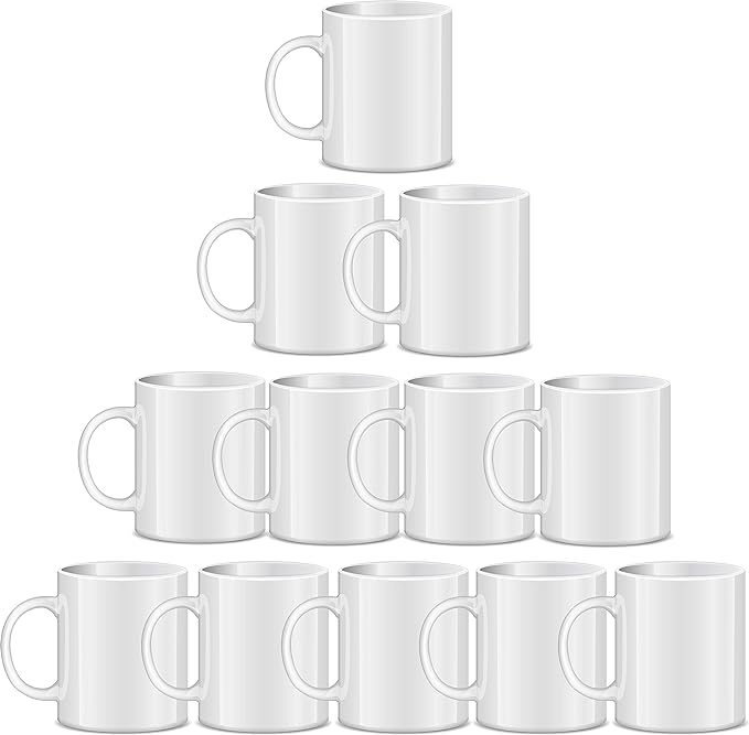RAINBOWTIE Sublimation Mugs Blank, casual dringking water by Rainbowtie