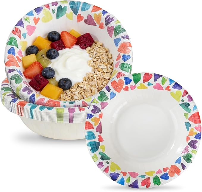 30 Pcs Small Paper Bowls, 8 oz Disposable Bowls, Soak Proof, Cut Proof - Image 8