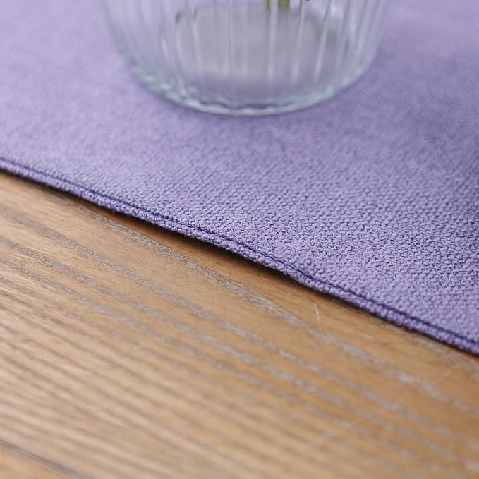 Soft Caddice Faux Linen Table Runner 2 Piece Fabric in 1 - Image 5