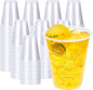 YEEHAW 12 oz Plastic Cups, 300 Pack - Clear Disposable Drinking Cups for Cold Beverages, Transparent Party Cups, BPA-Free