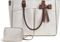 Laptop Tote Bag for Women, Leather Work Tote Bags by Lifeamar