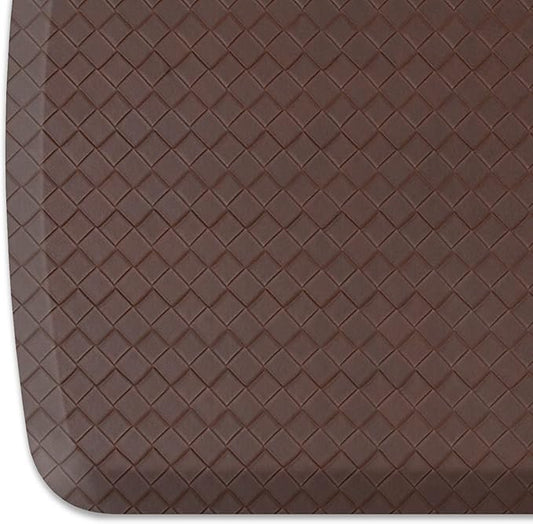 GelPro Elite Premier Gel & Foam Anti-Fatigue Kitchen Floor Comfort Mat, 20" x 48", Basketweave Truffle
