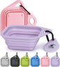 Pecute 2 Pack Foldable Dog Bowls by pecute