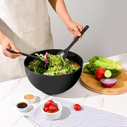 LOVYANXUE Salad Bowl with Lid, Nature Bamboo Mixing and Serving Bowl with Lid - Image 7