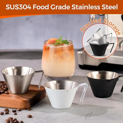 YARRAMATE Stainless Steel Espresso Shot Cup, 3.4oz | Heat Insulated Grip - Image 5