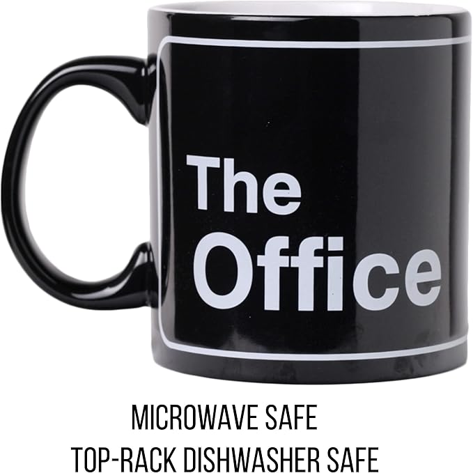 Silver Buffalo The Office Title Sign Ceramic Mug, 20 Ounce - Image 3