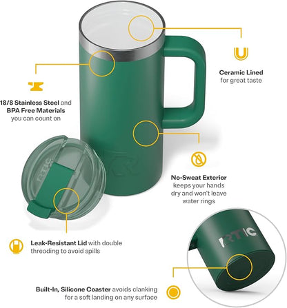 RTIC 16oz Road Trip Travel Mug - Image 3