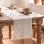 Artoid Mode Pink Pom Pom Tulle Table Runner, Seasonal Washable Kitchen Dining by ArtoidMode