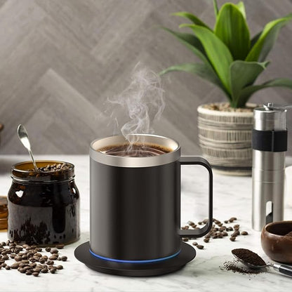 Coffee Warmer with Mug Set, USB Powered Heated Cup with 10H Auto Shut-Off - Image 6