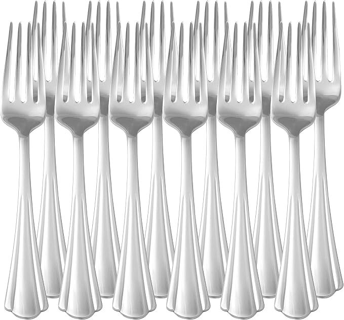 Amazon Basics Stainless Steel Dishwasher Safe Dinner Forks - Image 4