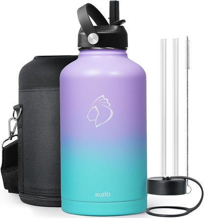 BUZIO 64 oz Insulated Stainless Steel Water Bottle by BUZIO