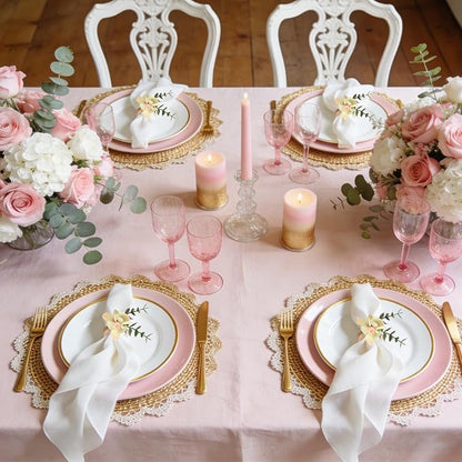 Handmade Floral Napkin Rings, Hydrangea & Eucalyptus Leaf Spring Decoration - Image 6